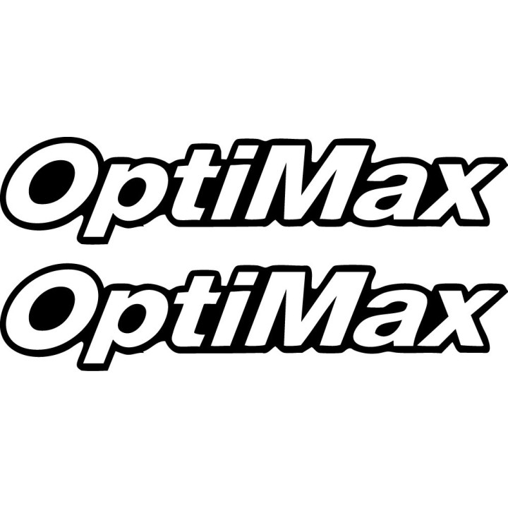 Mercury Optimax Stickers – Outboard Engine Boat Fishing Decals (2-Pack)