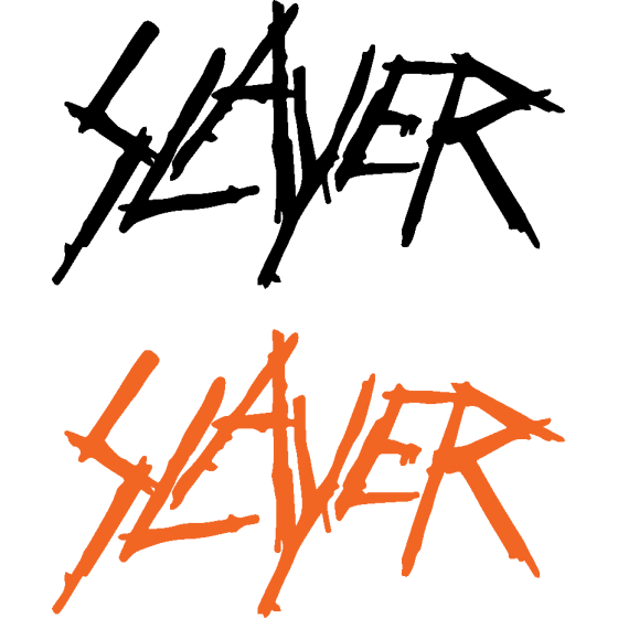 2x Slayer Hard Rock Band...