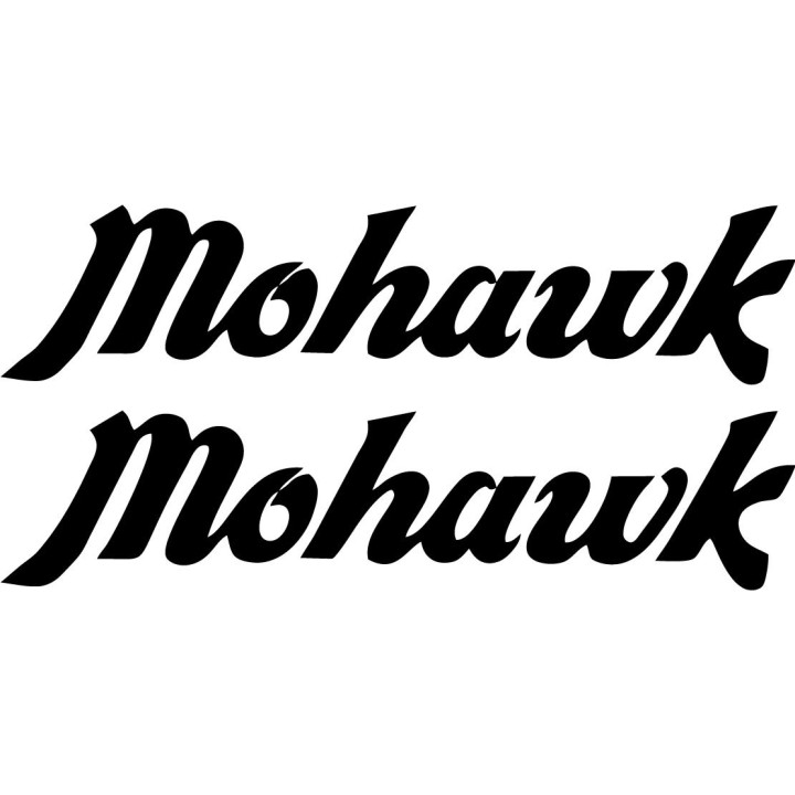 Mohawk Canoes Stickers - Paddle Fishing Kayak Decals (2-Pack)