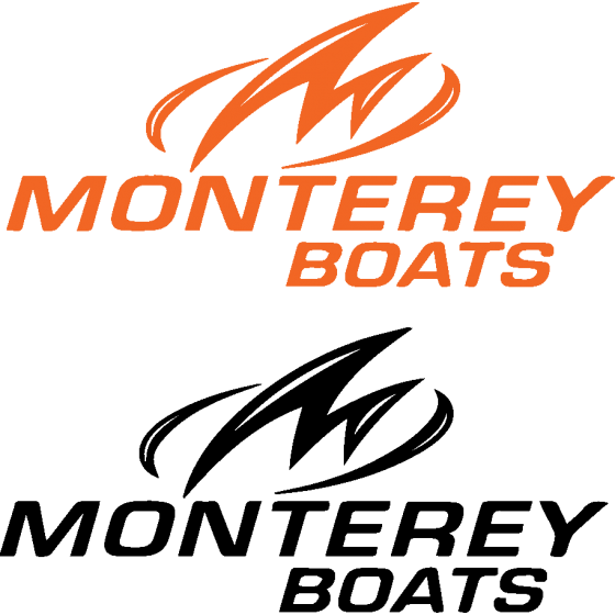 2x Monterey Boat Decals...