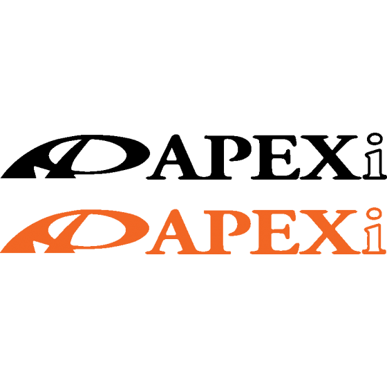 2x Apexi Logo Vinyl Decals...