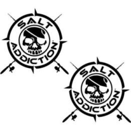 Salt Addiction Die Cut Style 2 Decals Stickers - DecalsHouse