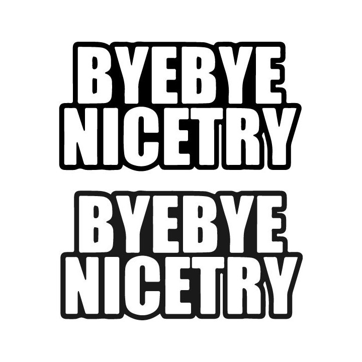 Buy Bye Bye Nice Try Decal Online