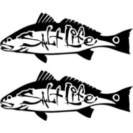 Salt Life Redfish Fishing 27 Die Cut Decals Stickers - DecalsHouse