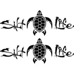 Salt Life Signature Starfish Stickers – Coastal Fishing Decals (2-Pack)