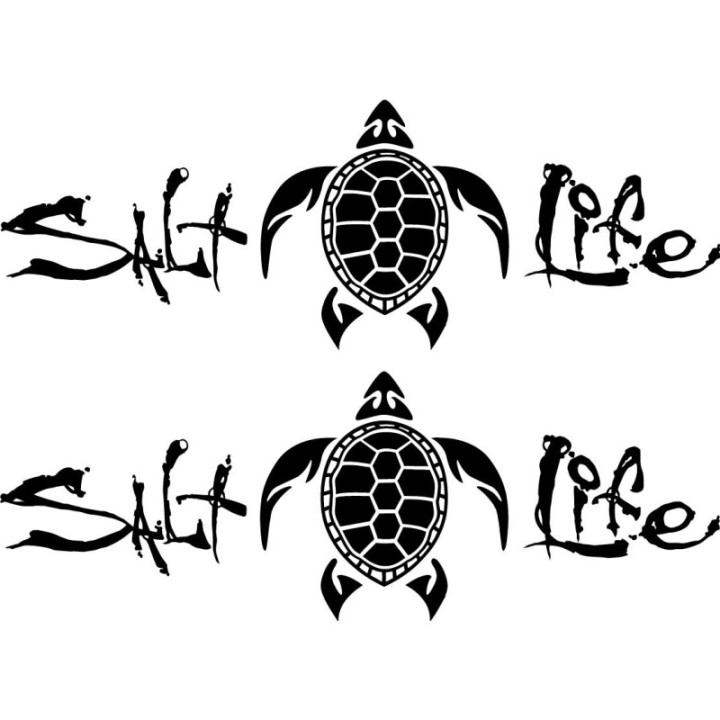 Salt Life Signature Starfish Stickers – Coastal Fishing Decals (2-Pack)