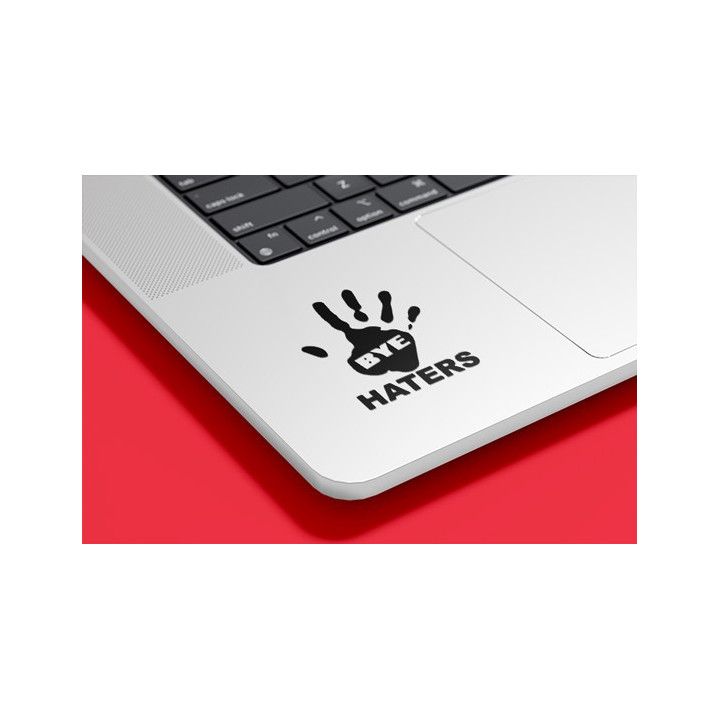 Bye Haters Stickers – Funny Attitude Slogan Decals (2-Pack)