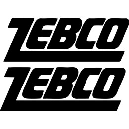 Zebco Logo Fishing Die Cut 22 Decals Stickers - DecalsHouse