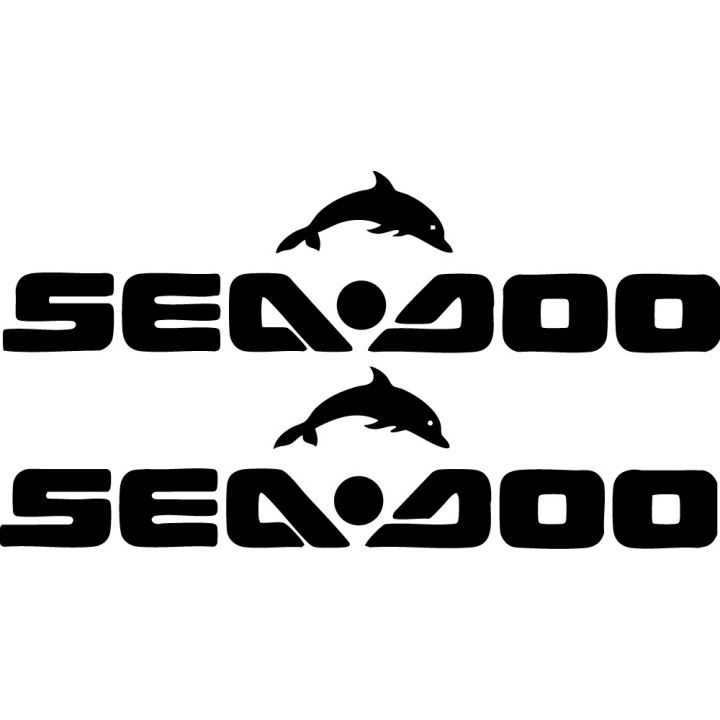 Sea Doo Dolphin Die Cut Decals Stickers - DecalsHouse