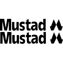 Mustad Logo 27 Die Cut Decals Stickers - DecalsHouse
