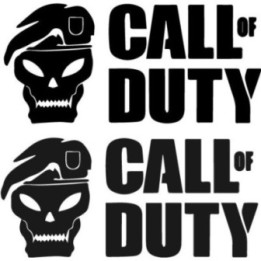 Call of Duty Stickers – Warzone Black Ops Decals (2-Pack)