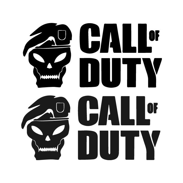 Call of Duty Stickers – Warzone Black Ops Decals (2-Pack)