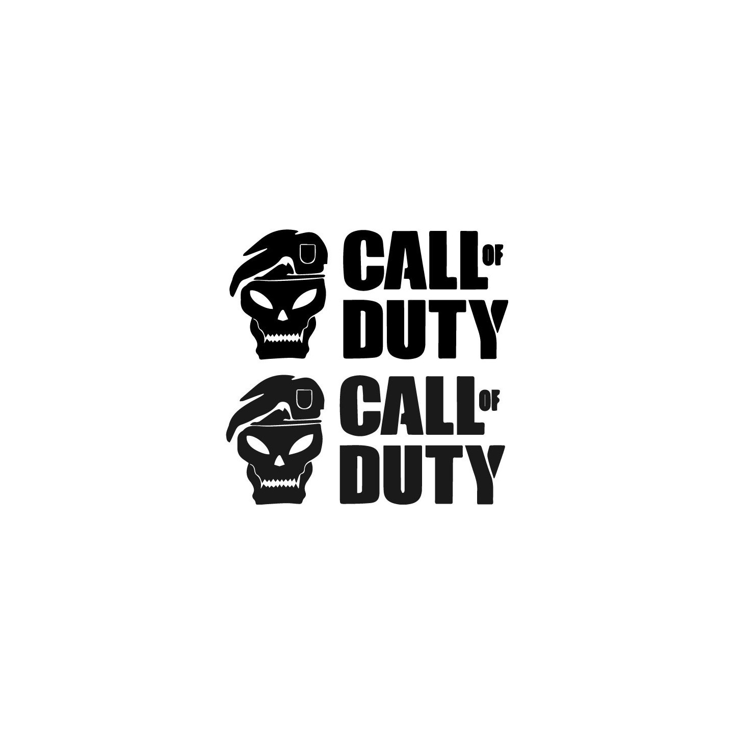 Call of Duty Stickers – Warzone Black Ops Decals (2-Pack)