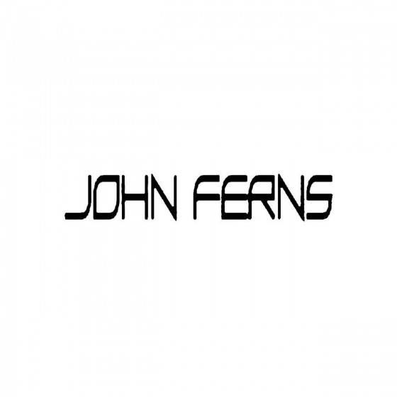 John Fernsband Logo Vinyl...