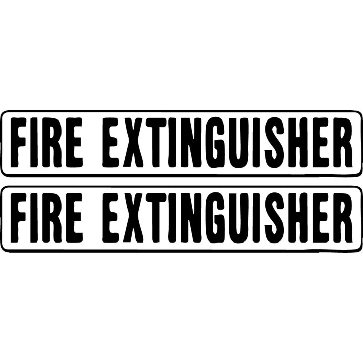 Buy Label Fire Extinguisher Boat Kit Decal Sticker Online