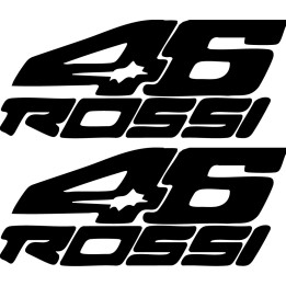 Valentino Rossi 46 Stickers – VR46 MotoGP Decals (2-Pack)