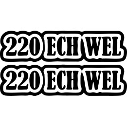 220 Ech Wel Stickers – Dutch Slang Quote Decals (2-Pack)