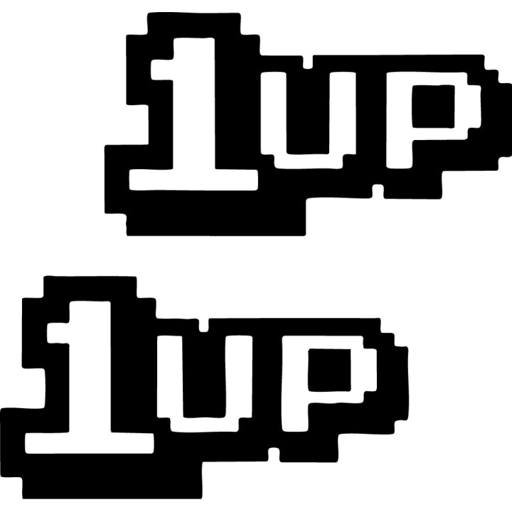 Buy 1up Decal Sticker Online