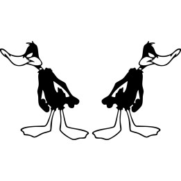 Daffy Duck Stickers – Looney Tunes Decals (2-Pack)
