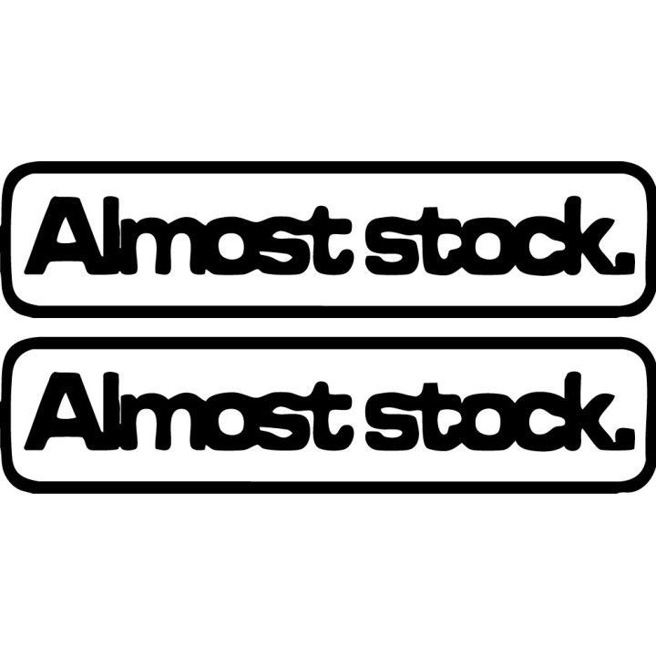 Buy Almost Stock Decal Sticker Online