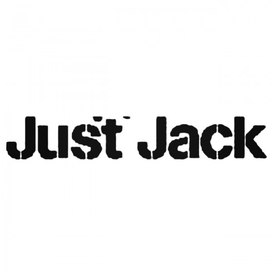 Just Jack Band Decal Sticker