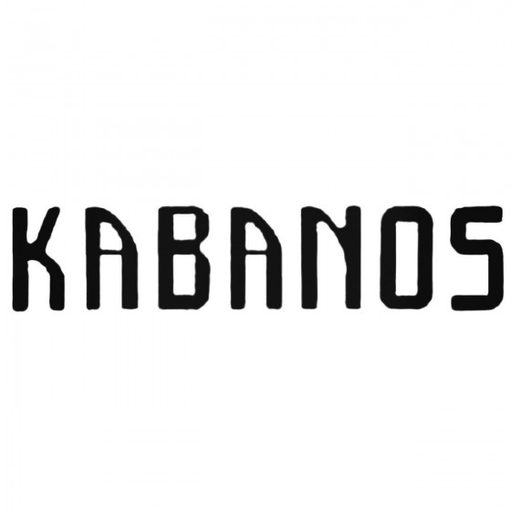 Kabanos Band Decal Sticker