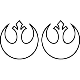 Star Wars Rebel Alliance Stickers – Starbird Decals (2-Pack)