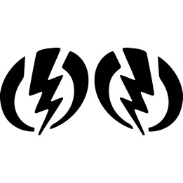 Electric Eyewear Stickers – Snowboard Surf Decals (2-Pack)