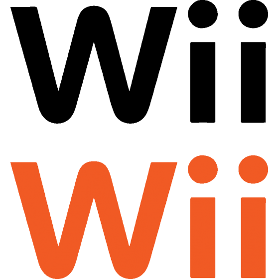 2x Nintendo Wii Decals...