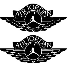Air Jordan Wings Stickers – Jumpman Logo Decals (2-Pack)