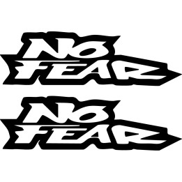 No Fear Stickers – MX Motocross Action Sports Decals (2-Pack)