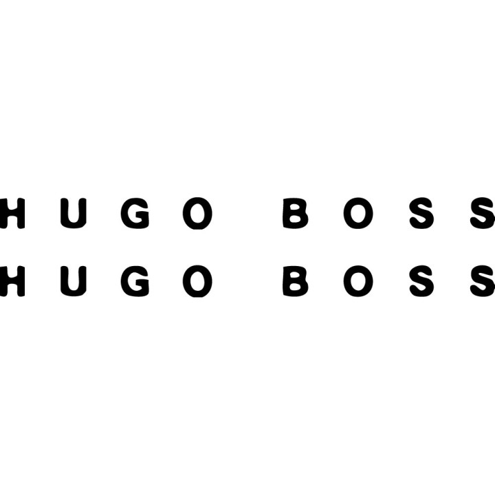 Hugo Boss Stickers – Designer Logo Decals (2-Pack)