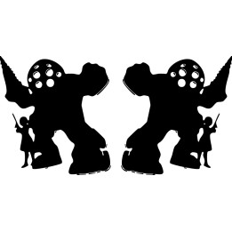 BioShock Big Daddy & Little Sister Stickers (2-Pack)