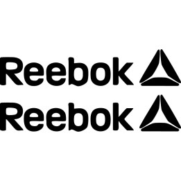 Reebok Delta Stickers – Athletic Logo Decals (2-Pack)