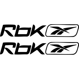 Reebok RBK Stickers – Vector Logo Heritage Decals (2-Pack)