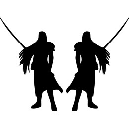 Sephiroth One-Winged Angel Stickers – FF7 Decals (2-Pack)