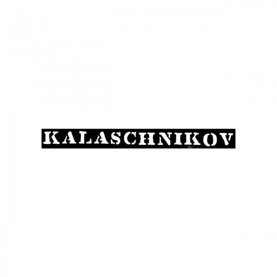 Kalaschnikovband Logo Vinyl...