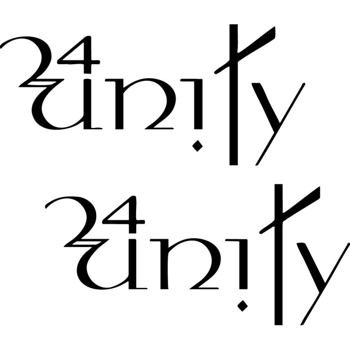24 Unity Band Stickers – Hardcore Punk Decals (2-Pack)