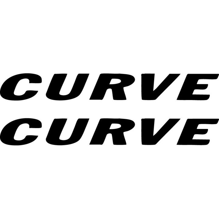 Curve Band Stickers – Shoegaze Music Decals (2-Pack)