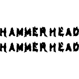 Hammerhead Surf Stickers – Skate Lifestyle Decals (2-Pack)