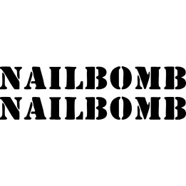 Nailbomb Stickers – Point Blank Metal Decals (2-Pack)
