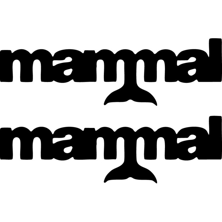 Mammal Band Stickers – Funk Rock Music Decals (2-Pack)