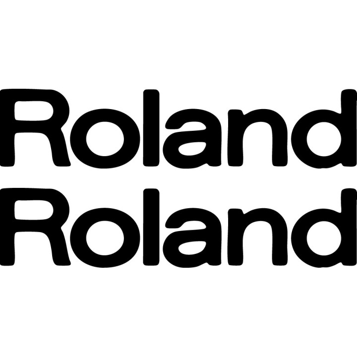 Roland Stickers – Synth Keyboard Drum Machine Decals (2-Pack)