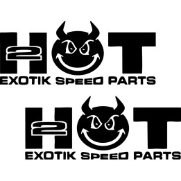 Buy 2 Hot Logo Vinyl Decal Sticker Online