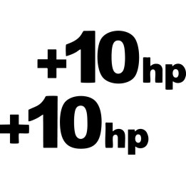 Buy 10hp Horsepower Jdm Japanese Sticker Online