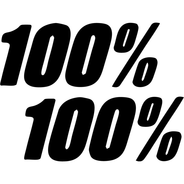 Buy 100 Percent Solo Decal Sticker Online