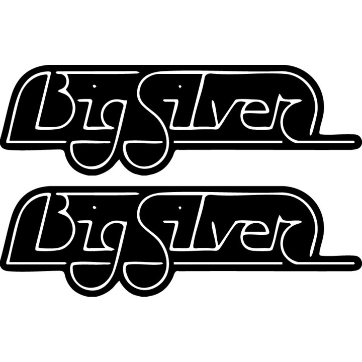 Buy Big Silver Caravan Decal Sticker Online