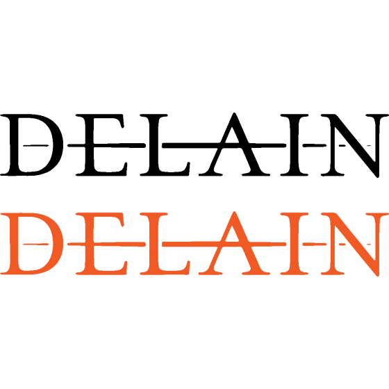 2x Delain Band Logo Vinyl...