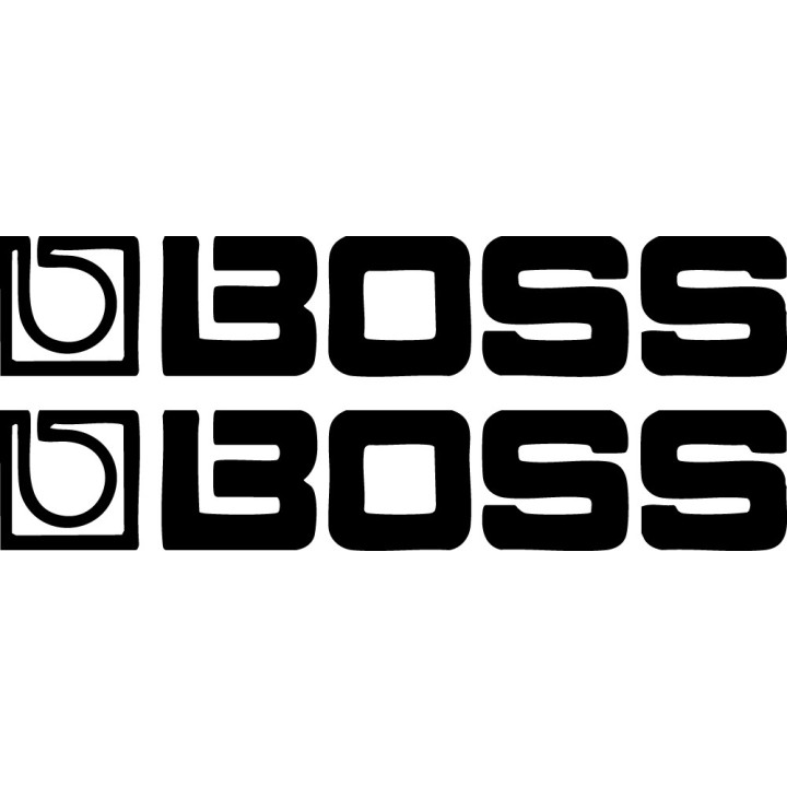 Boss Audio Stickers – Guitar Pedal Music Decals (2-Pack)