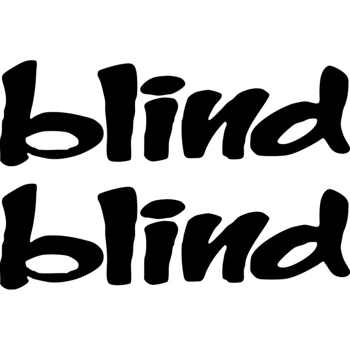 Buy Blind Inner Decal Sticker Online